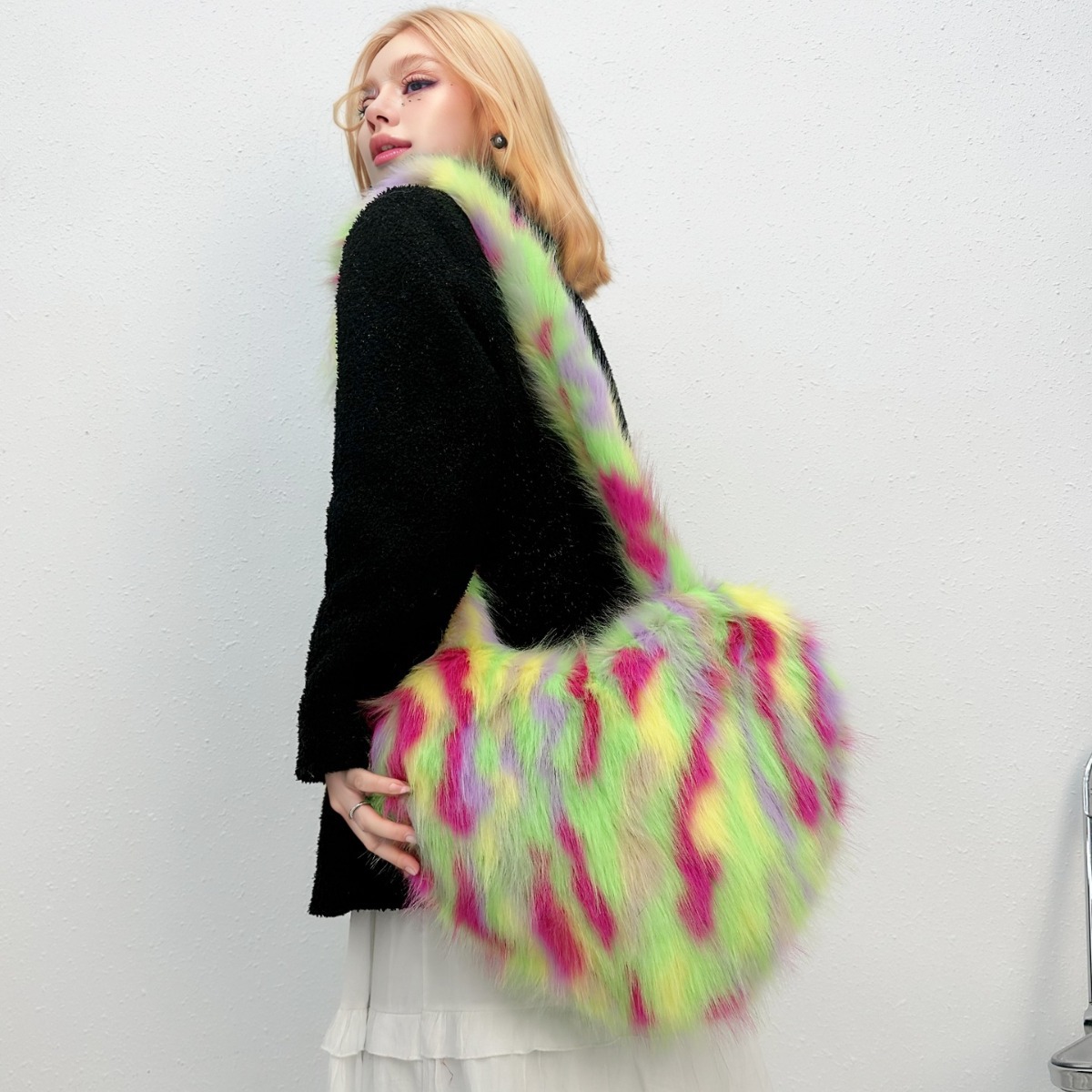 Cross-Border Fox Fur Shoulder  - Luxury Bags Vegan review and price
