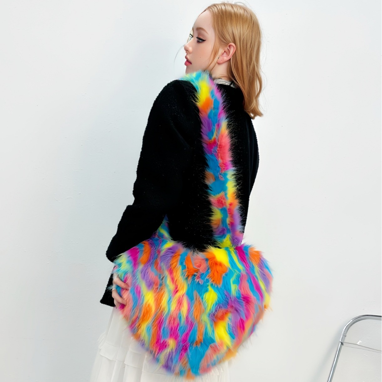 Cross-Border Fox Fur Shoulder  - Luxury Bags Vegan review and price
