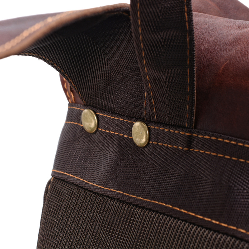 Retro Men's Shoulder Bag Leath - Genuine Leather Backpack review and price