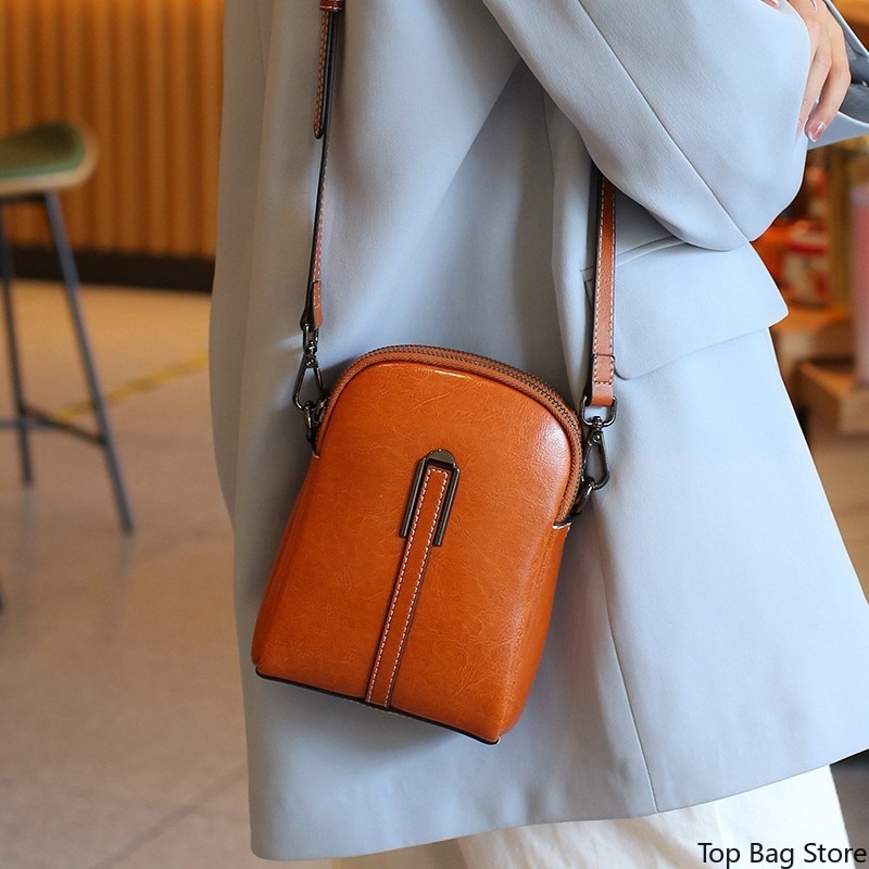 Genuine Leather Shoulder Shell - Quiet Luxury Bags Crossbody review and price