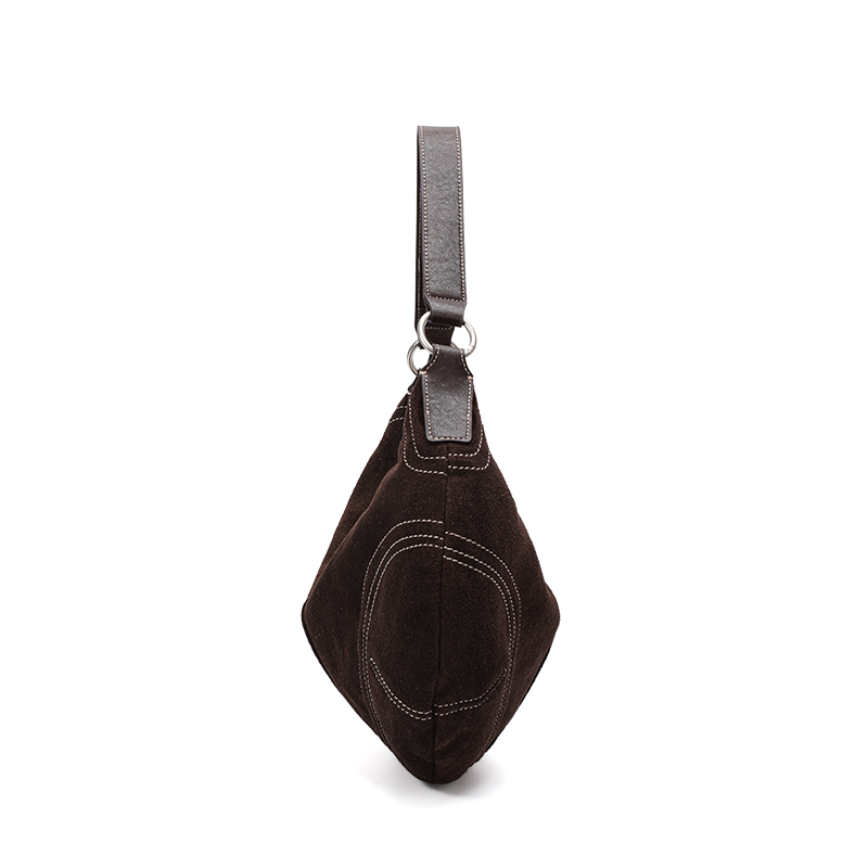 Aidanni Cowhide Suede Underarm - Half Moon Bag Suede review and price