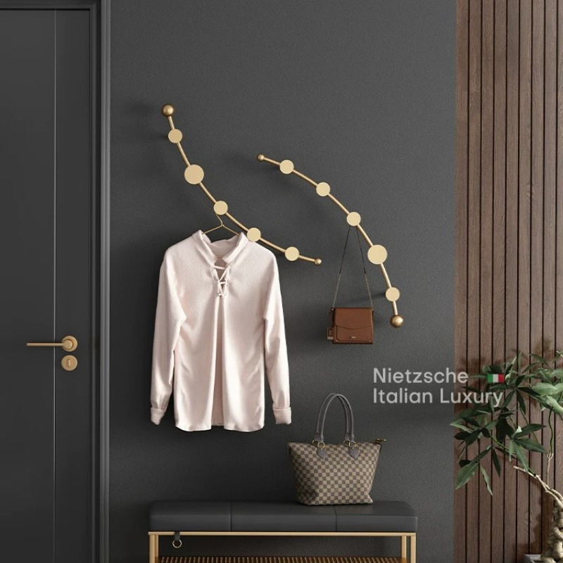 Light Luxury Wall Mounted Coat - Luxury Bags Entry review and price