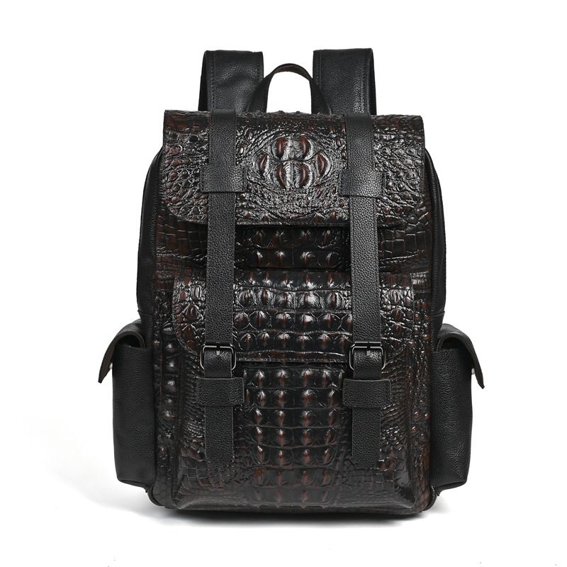 2026 New Fashion Alligator Bra - Genuine Leather Backpack review and price