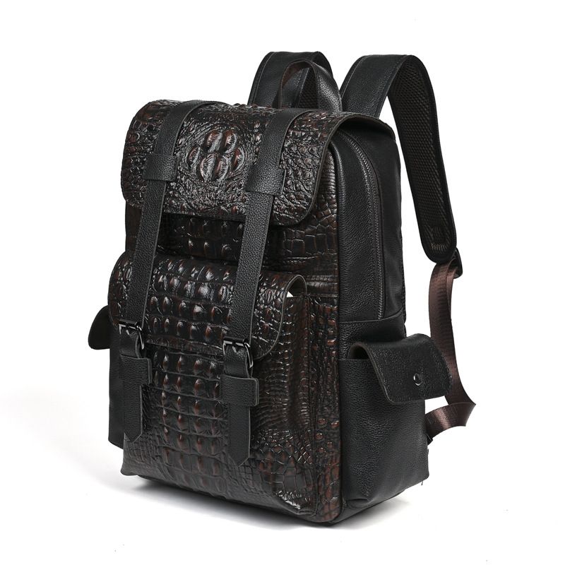 2026 New Fashion Alligator Bra - Genuine Leather Backpack review and price