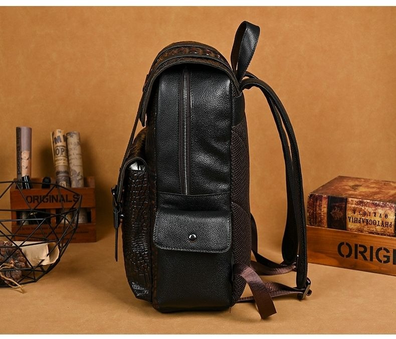 2026 New Fashion Alligator Bra - Genuine Leather Backpack review and price