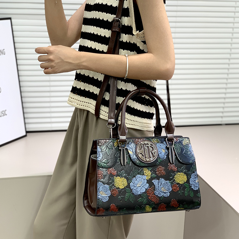 Vintage Floral Embossed Tote B - Luxury Bags Vegan review and price