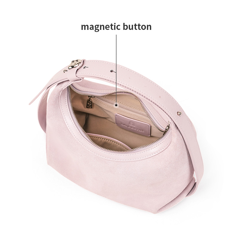 LA FESTIN Original Handbag Wom - Half Moon Bag Suede review and price