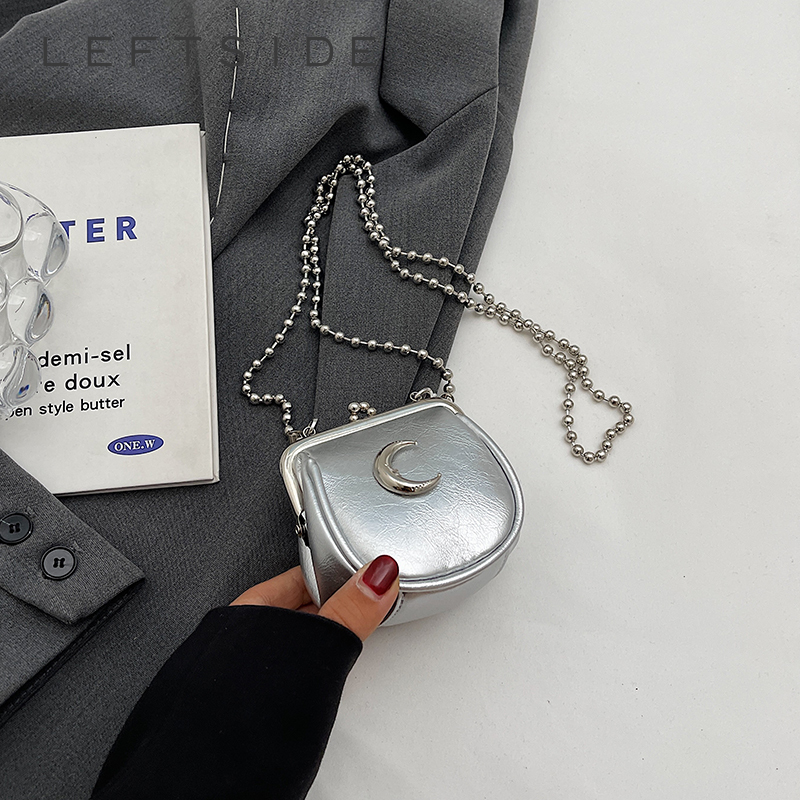 Silver Mini Cute Crossbody Bag - Luxury Bags Cute review and price