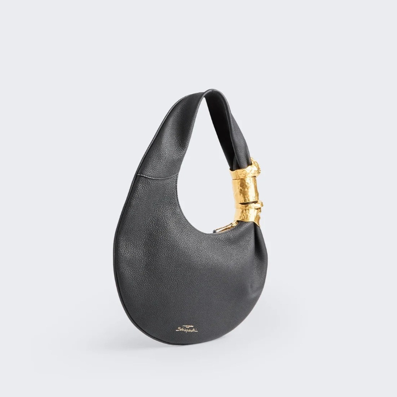 Designer Luxury Soufflé Bag Wo - Half Moon Bag Suede review and price