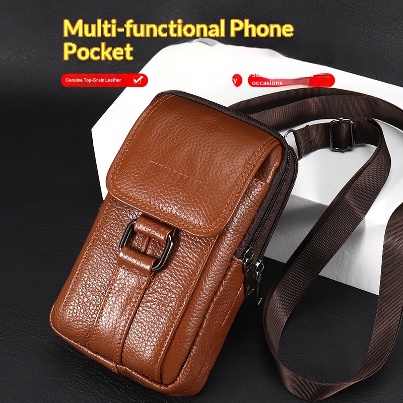 Genuine Leather Men's Phone Be - Genuine Leather Backpack review and price